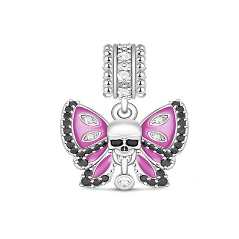 European New Copper Brain Lungs Charm Heartwings Pendant Fit Original 5Mm Bracelet Women'S Jewelry For Gift