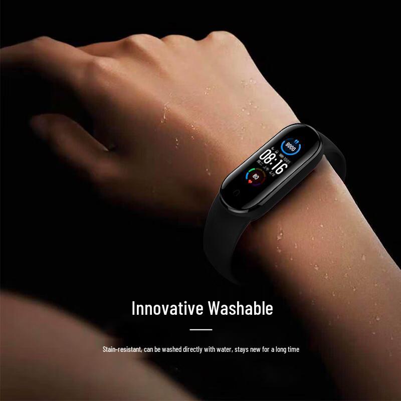 Xiaomi Mi Band 5/6/7 Replacement TPE Wristband