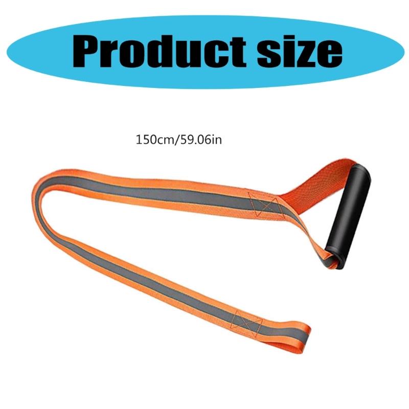 Deer Pulling Harness Nonslip Handle for Deer Hunting Deer Drag Harness Adjustable Hunting Reflective Deer Drags Rope