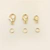 10Pcs/Lot For Jewelry Making Popular Lobster Buckle DIY Jewelry Accessories Golden Silver Clasp Metal Chains DIY Necklace Supplies Jewelry Accessory