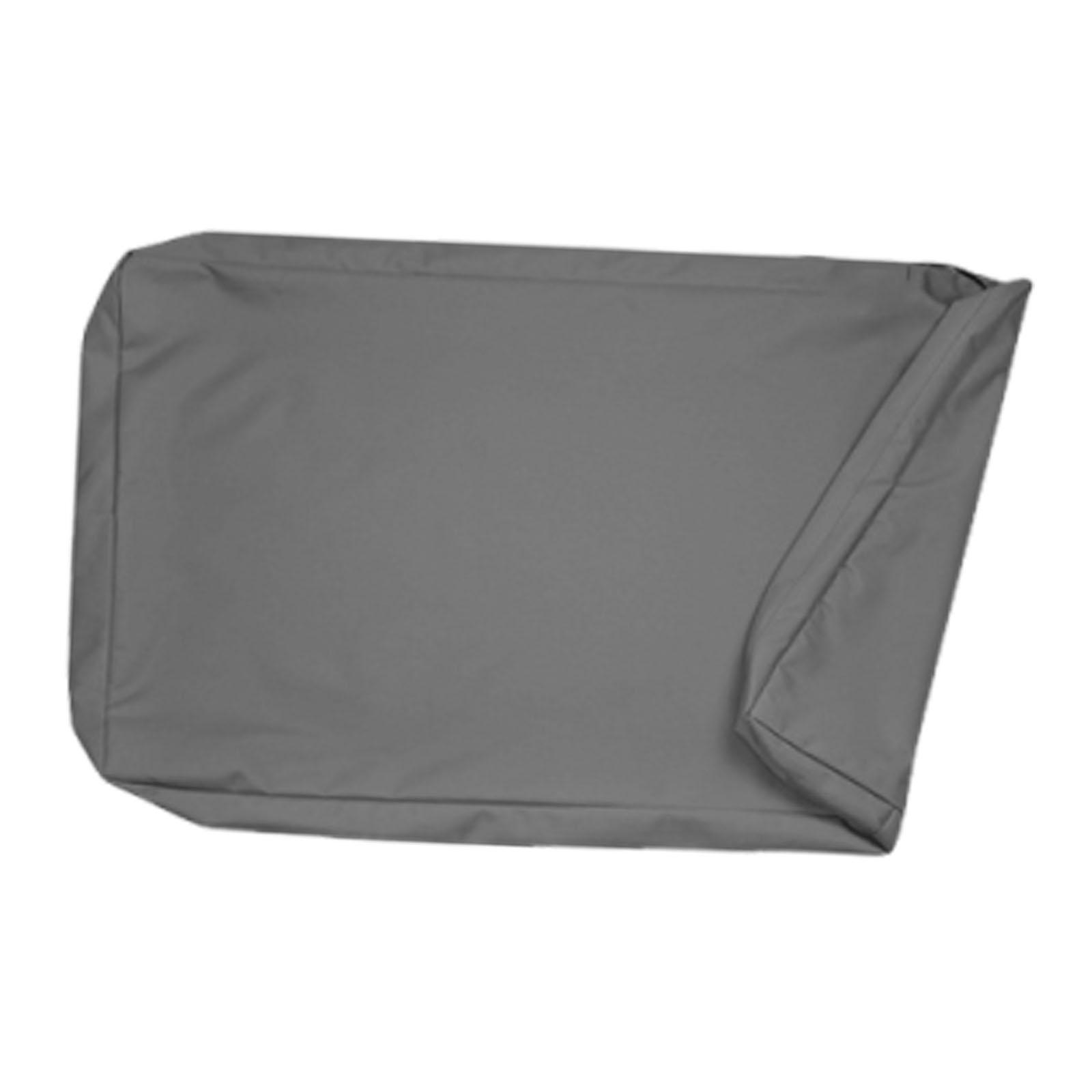 

Oxford Cloth Dog Bed Cover Zippered Washable Dog Crate Pad Replacement Cover for Puppy Kitten Bed Cover Pet Supplies S темно-серого