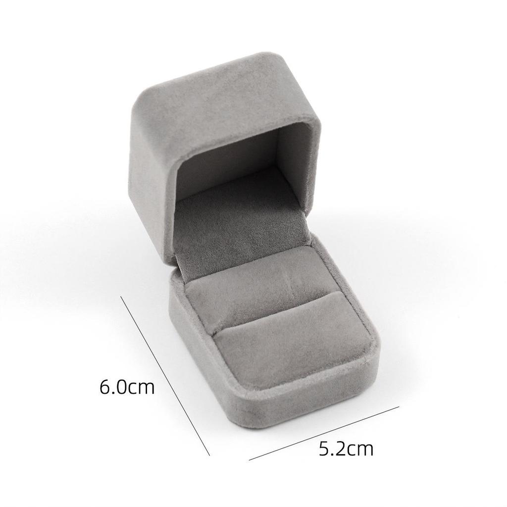 Caja de Regalo de Terciopelo Estilo Coreano para Pequeños Accesorios - Elegante Embalaje para Joyería para Cumpleaños