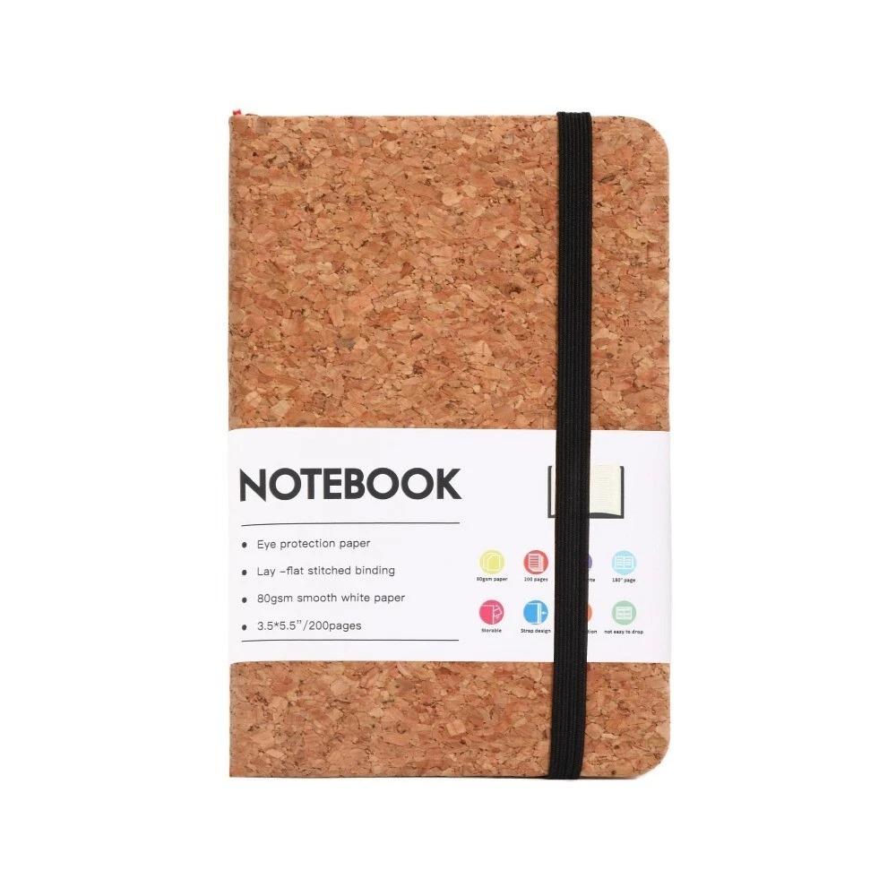 PU Leather A6 Notebook Printed Pattern Writing Book Portable Diary Book  Gift