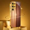 Gloss Gold Bumper Rose Gold phone case glass s25 ultra case s26 ultra case for Samsung Galaxy S26 S25 S24 S23 S22 FE Ultra Plus