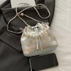 Premium texture spring new shopping pearl versatile cute bucket bag women's trend messenger bag