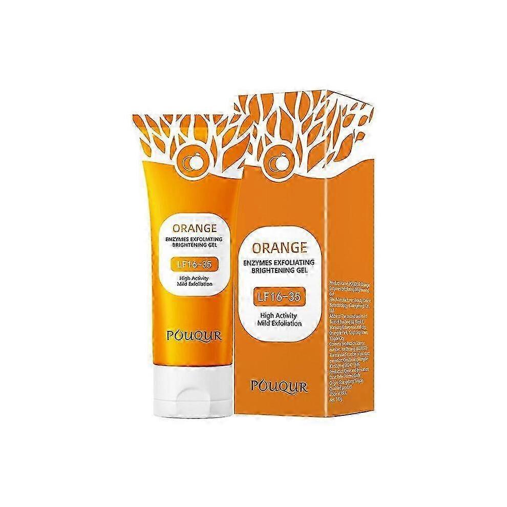 (3pcs)Orange Enzymes Exfoliating Brightening Gel Moisturizing Smoothing Tighten Pores Whitening Brightening Exfoliating Peeling Gel