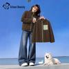 Women's Fleece-Lined Thermal Stand-Collar Jacket