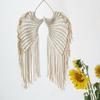 Macrame Wing Tapestry with Tassels Background Wall Decoration Wall Hanging Ornaments  Bedroom