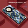 Marble Patterned Metal For Honor Magic 6 50 70 90 5 Lite X7b 200 Pro Nova 10 Nova 5T X6 P30 Pura 70 Ultra Glass Phone Case