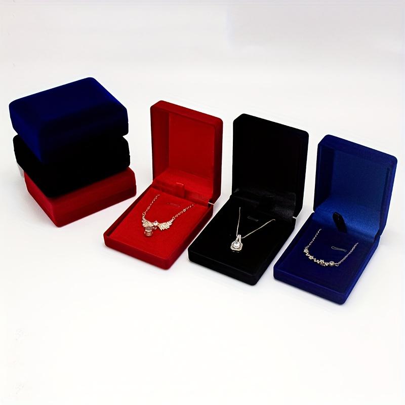 Necklace,Jewelry Box,Velvet Interior,Bracelet and Earring Accessory Storage Box,Suitable for Valentine's Day and Spring Festival
