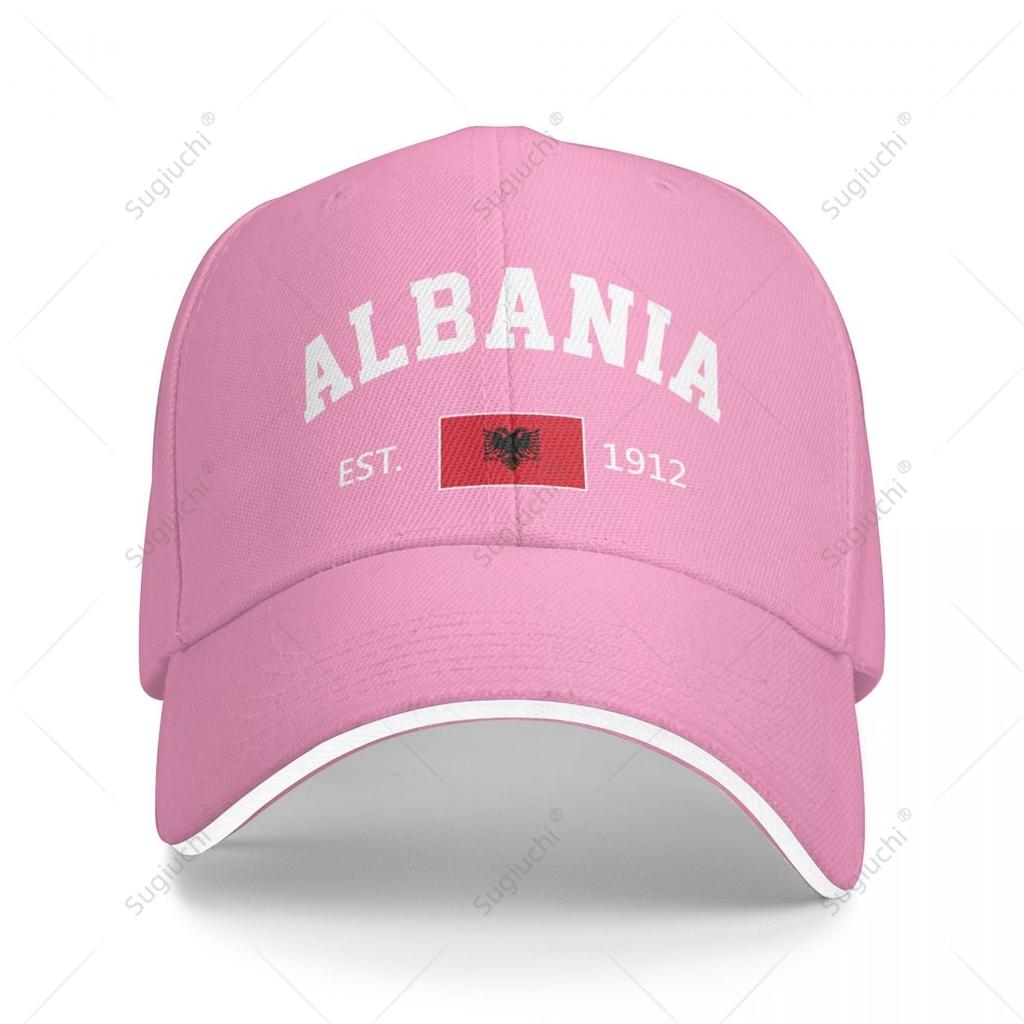 Baseball Cap Albania EST Independence Day Unisex Women Unisex Hip Hop Sandwich Caps Snapback Golf Hat Fishing