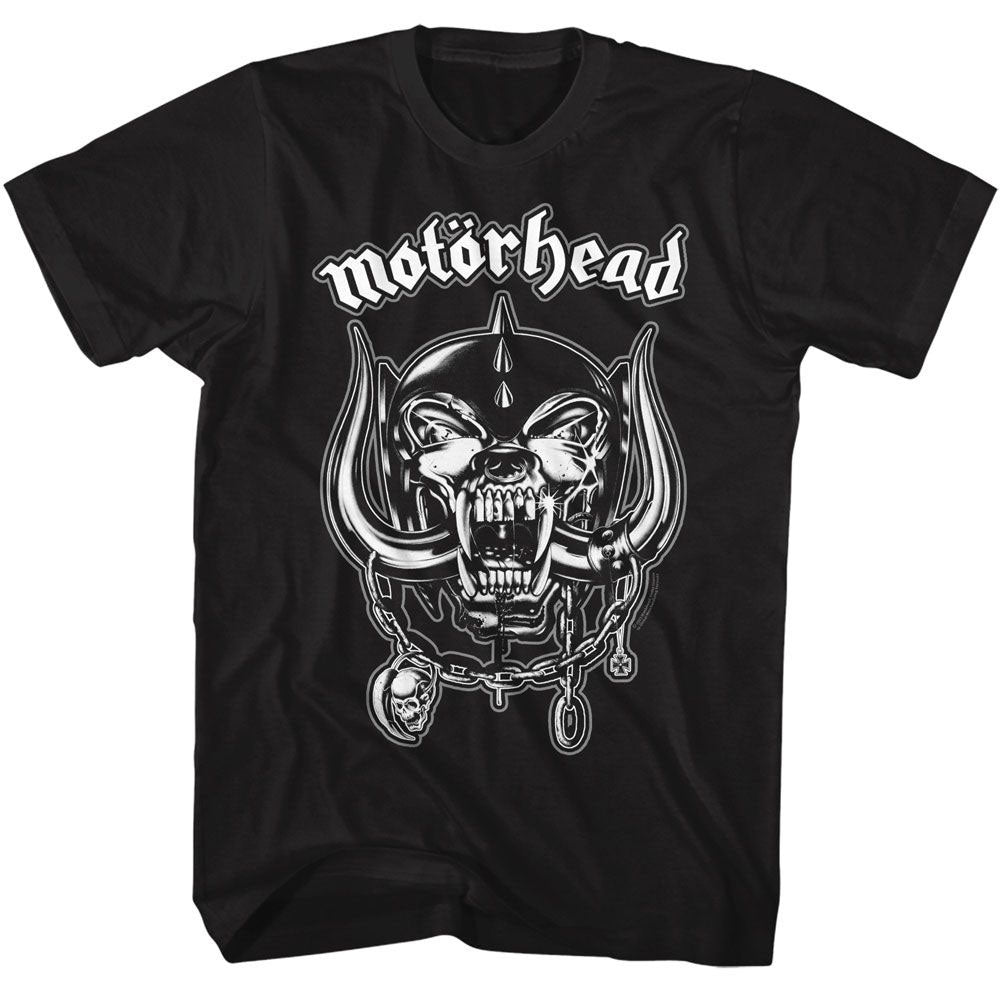 Motorhead Motorhead Snaggletooth and Spade Band Graphic Print Summer Autumn Winter Men's and Women's Short Sleeved T-shirt