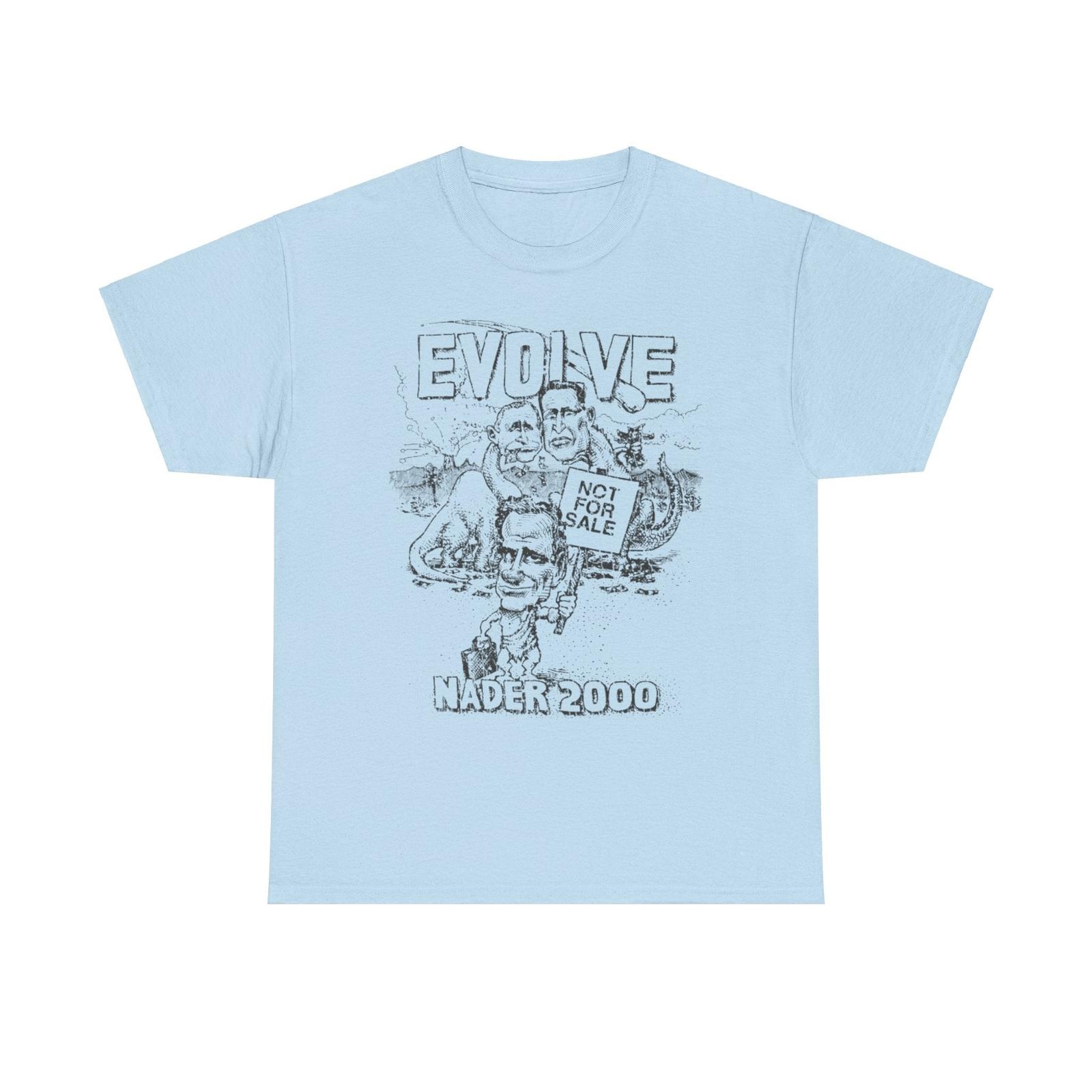 Evolve With Ralph Nader 2000 Political T-shirt M