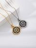 1pc Minimalist Unique Octagonal Lacquered Copper Zirconia Pendant Necklace, High-End Niche Design Clavicle Chain, Versatile Gift