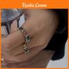Style Unique Vintage Adjustable Rainbow Zircon Ring For Women Fashion Jewelry