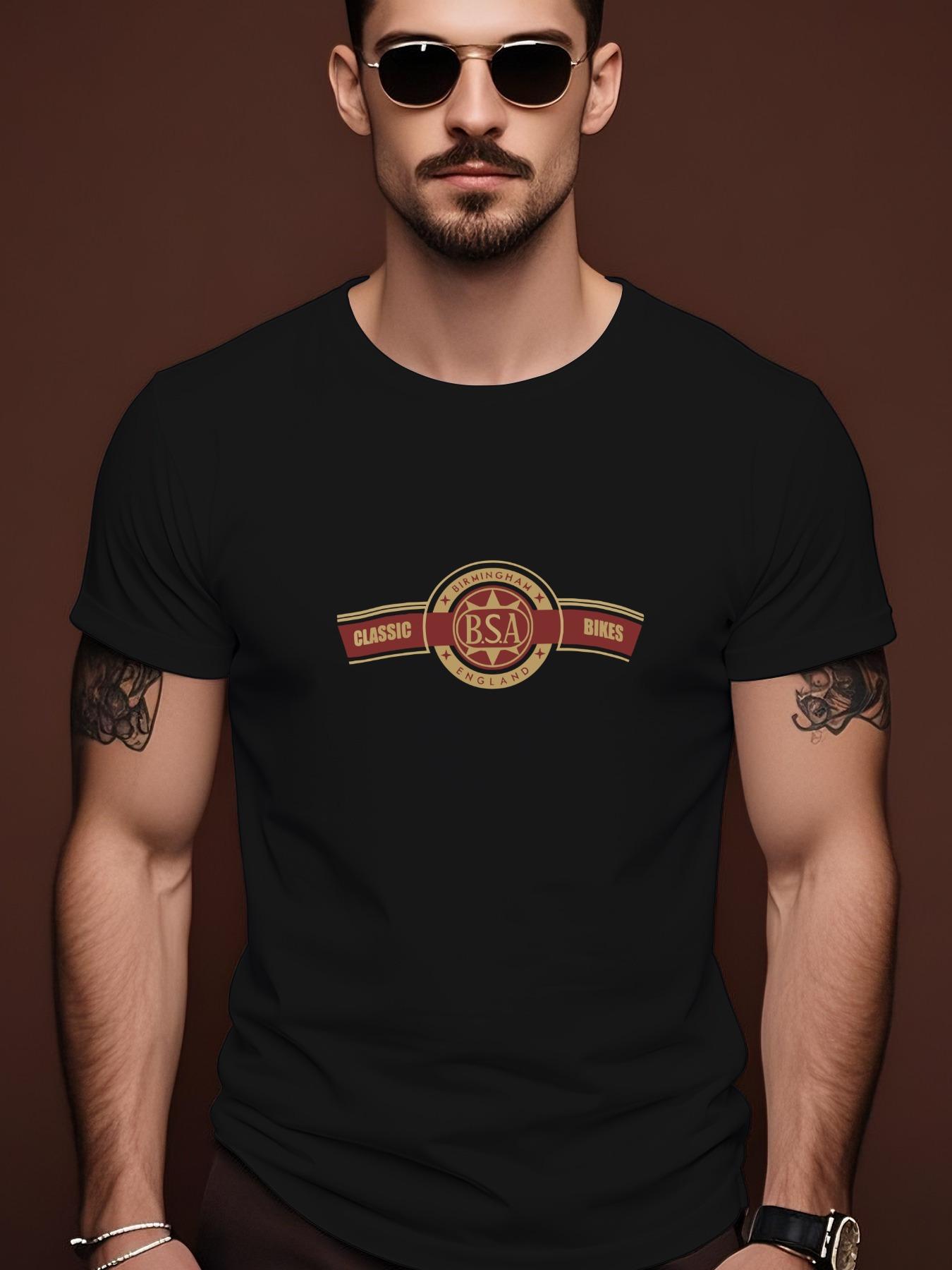 PSA Bikes Graphic Tshirt - Black Casual Crew Neck Short... XXXXL