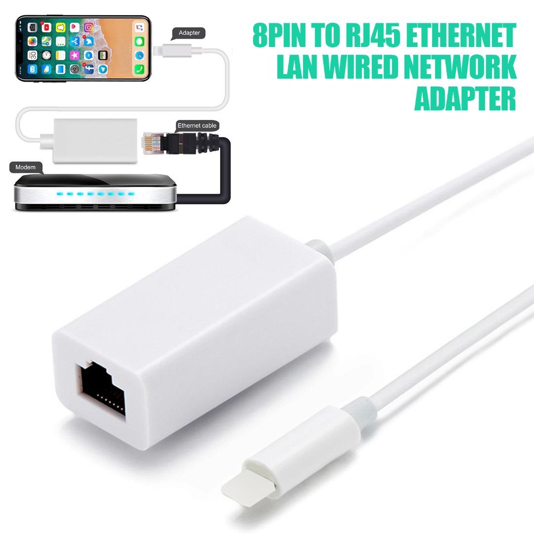 

Адаптер Lvye Lightning к Ethernet-карте RJ45 для Apple Phone Tablet к сетевой карте