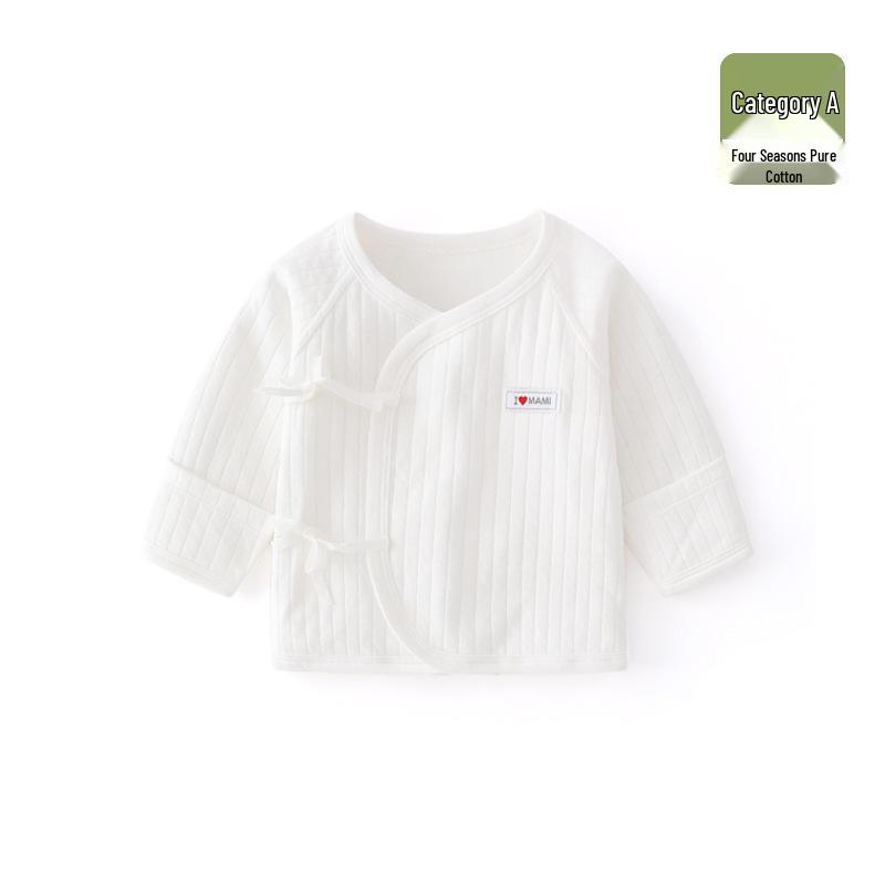 Top in Cotone con Laccetti Anti-Graffio per Neonato (0-3 mesi)