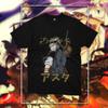 BLACK CLOVER T-shirts Men Women Oversized Y2k Short Sleeve Anime Fan Gift Shirt Graphic Tops Women Men Oversized Clothes Tees
