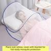 Lightweight Head Mosquito Tent Portable Mosquito Head Cover Folding Mosquito Net  Travel