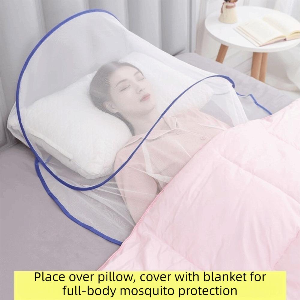 Lightweight Head Mosquito Tent Portable Mosquito Head Cover Folding Mosquito Net Travel