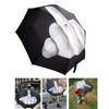 Folding Umbrella Windproof Middle Finger Pattern Print