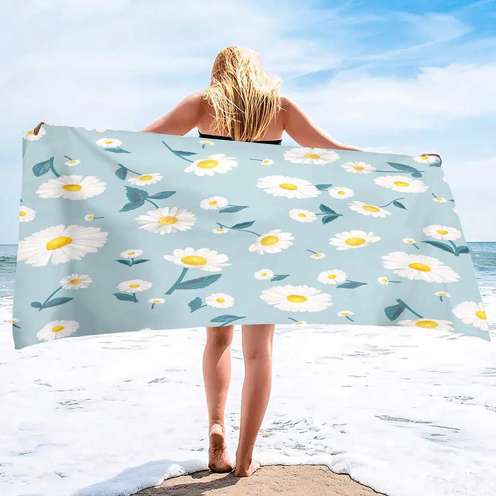 Maus Eule Tier Strandtuch Digitaldruck Dünn Schnelltrocknend Anti-Sand Mikrofaser Leicht für Schwimmen Yoga Reisen Fitnessstudio Geschenk