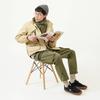 New Balance Jackets Men's Khaki Stand Collar Moderate Workwear AMJ21357-MS