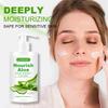 Aloe Vera Hand & Body Lotion - Full of Vitamins - Long-Lasting Moisture, Refreshing and Non-Greasy To Skin - Safe for Sensitive Skin