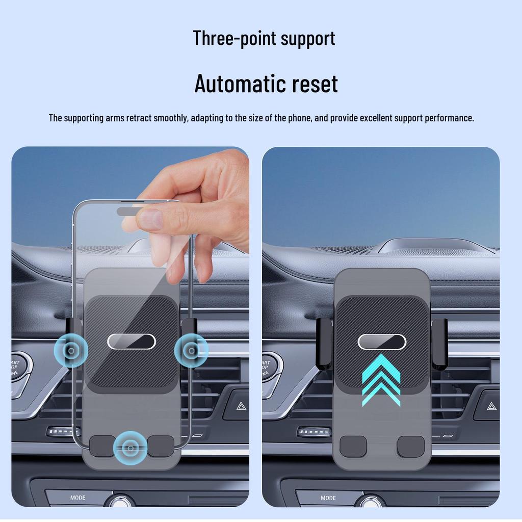 Soporte de Teléfono por Gravedad para Salpicadero de Coche - Soporte Universal con Sensor Automático