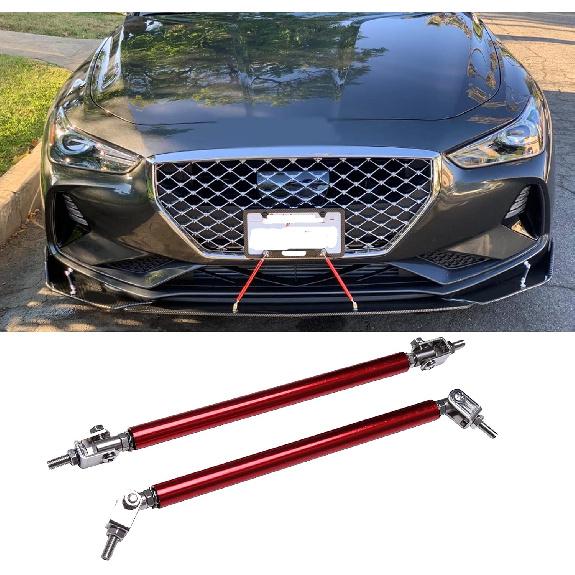 2PCS Adjustable Splitter Strut Rods, 6 -11  Front Lip Strut Rod Bumper Splitter Universal Tie Support Bars (Multicolor, 8 -11 ) 8 -11