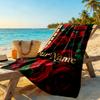 Rose Customize Your Name Beach Towel Quick-Dry Soft Microfiber For Beach Bathroom Outdoor Swimming Pool Camping Picnic Yoga Diving Vacation Accessorie