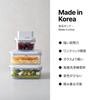 VAKUEN Premium Vacuum Storage Mini Convenient Valve Opening and Keeps food fresh up to 5 times longer than containers x Containers, 3-Pack Closing,