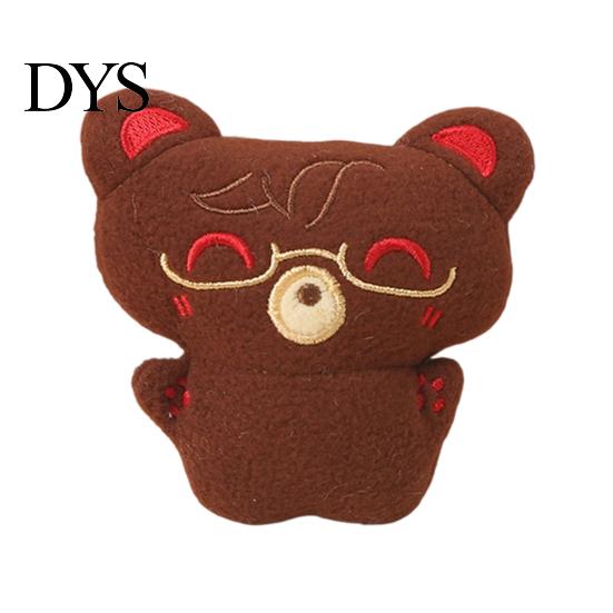 Plush Skeleton Pendant Squeaky Halloween Pendant, Stuffed Mummy Bear Keychain Theme Decorative Accessory for Backpacks Handbags Purses