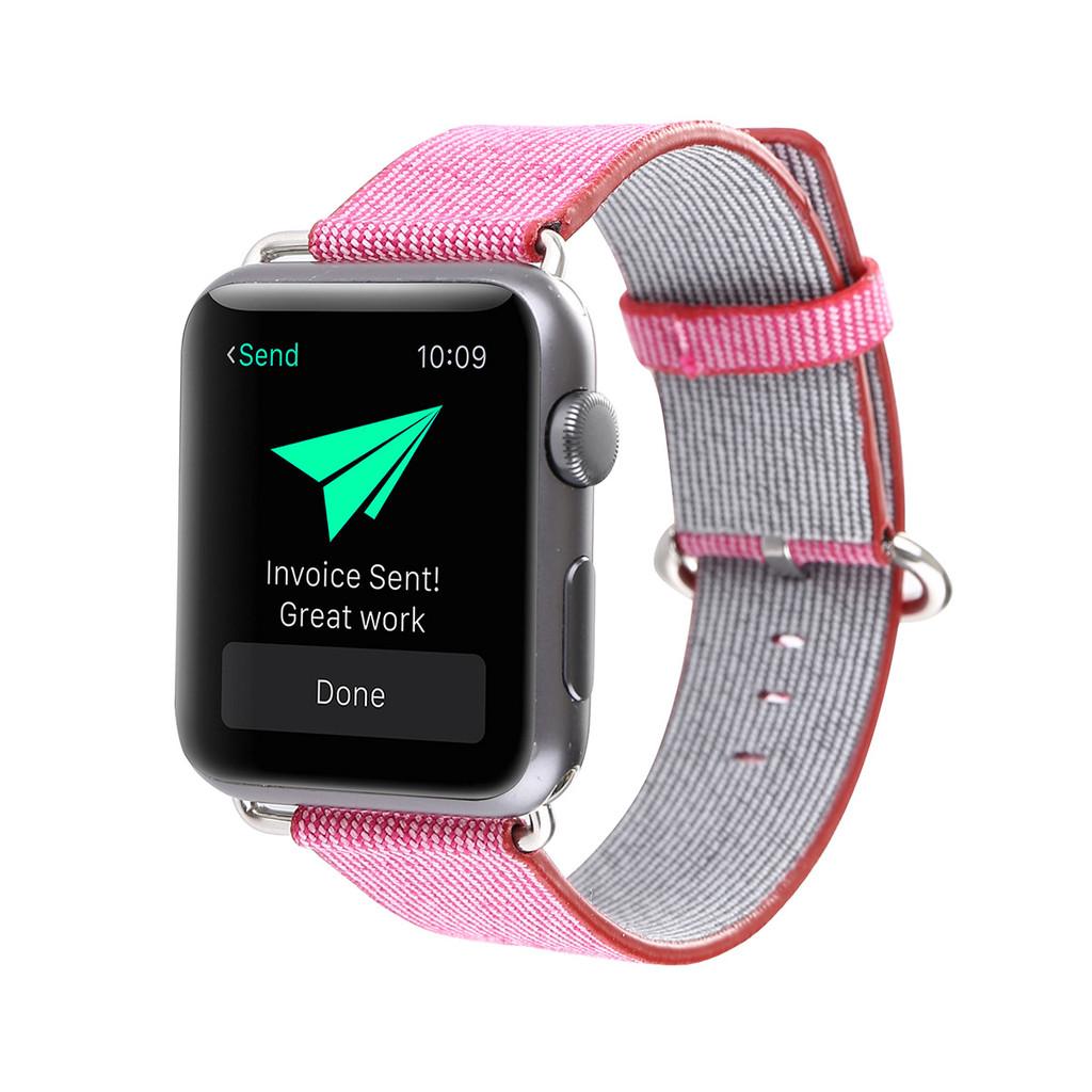 For Apple Watch Multi Color Woven Adjustable Strap For Fashionable Men And Women
