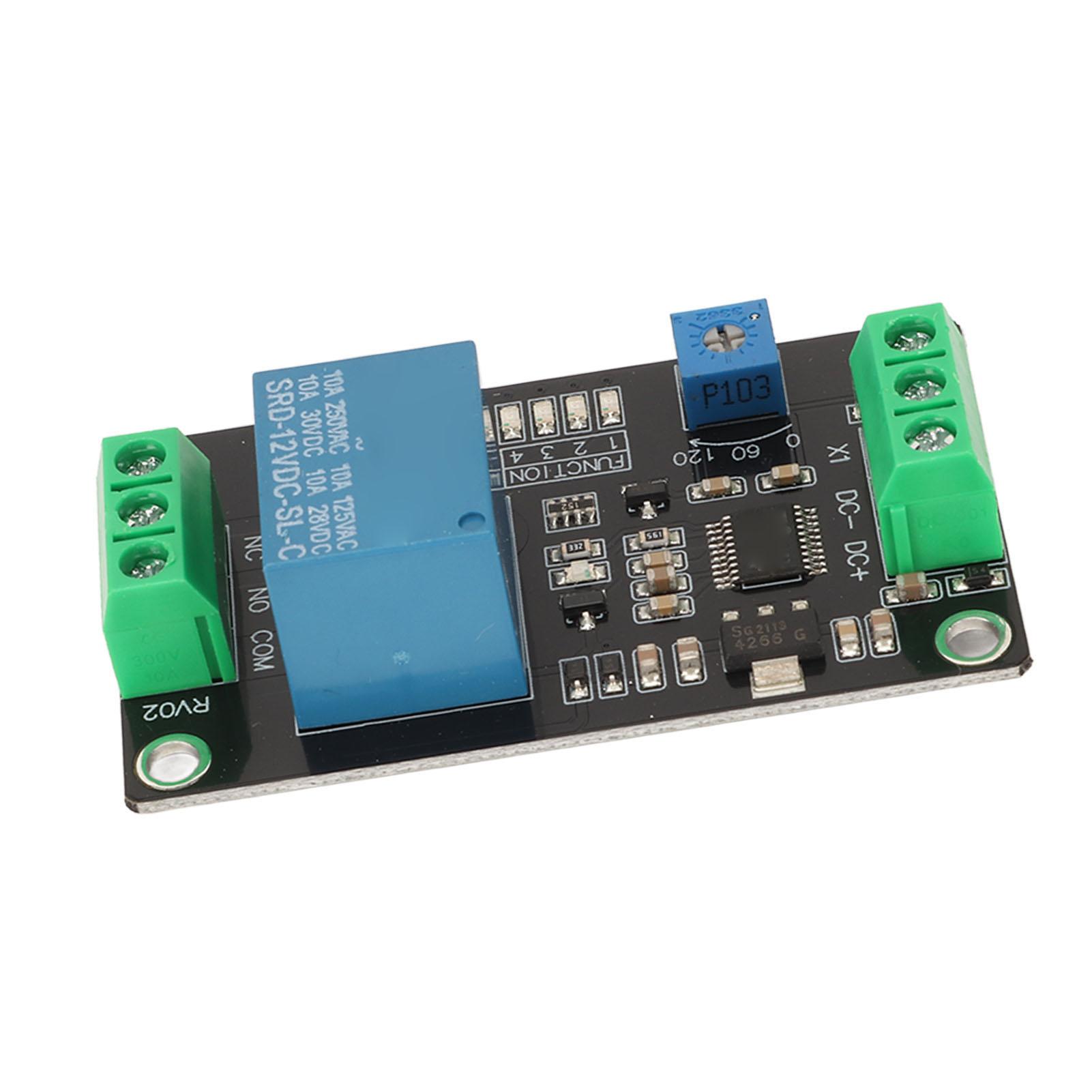 

Time Delay Relay Module Delayed Disconnection Delayed Closing Self Locking Delay Switch for Industrial Control Type 2