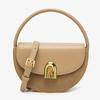 2024 Fall/Winter New Niche Design Handbag Fashionable Commuting Half-Round Bag High-End Single-Shoulder Crossbody Saddle Bag