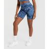 Gymshark Elevate Cycling Shorts Lakeside Blue Spray Dye B3a7i Ubr9