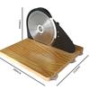 Bread Slicer Adjustable Thickness Toast Cutting for Home Bakeries Commercial Black