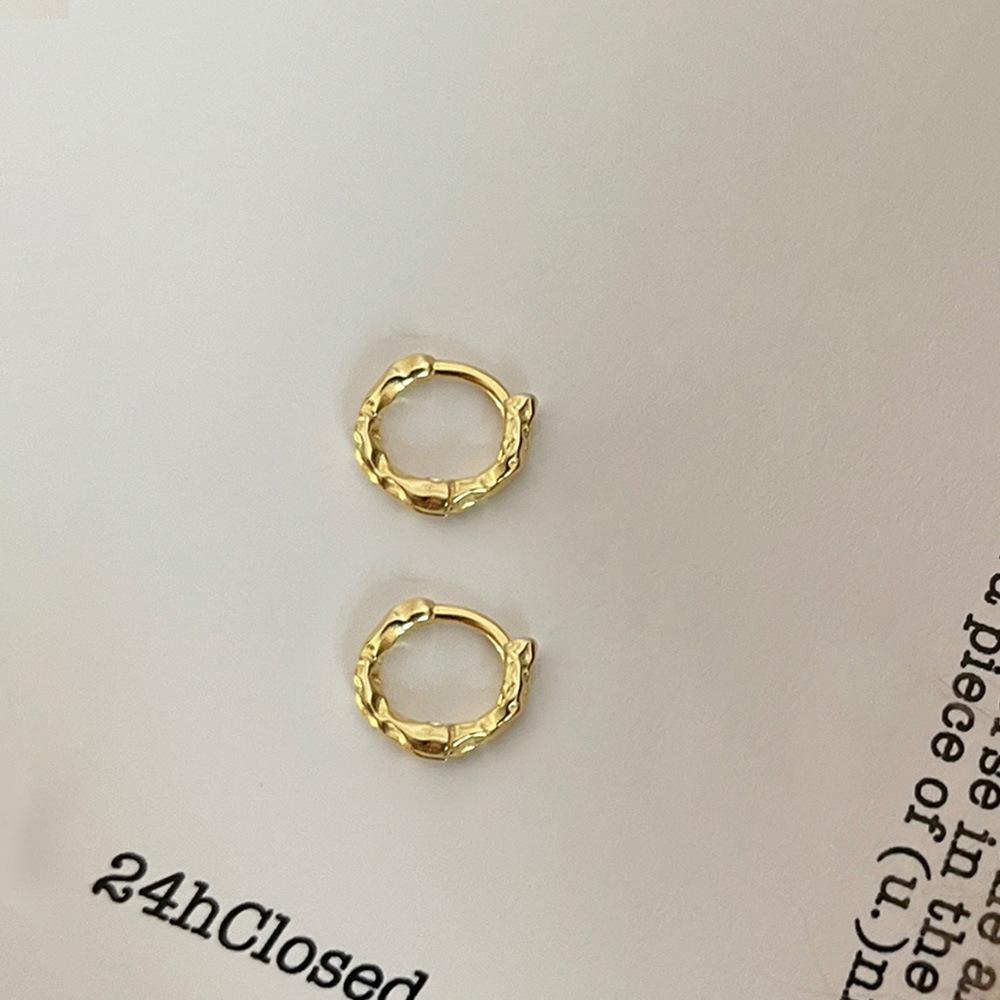 Clous d'oreille en argent sterling haut de gamme et clips d'oreille pour femmes - Boucles d'oreilles d'été style froid