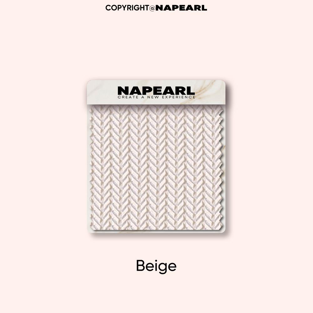 

1 шт. NAPEARL Однотонная Полая Рыбья Кость Прозрачная Тюлевая Занавеска Современная Роскошная Москитная Сетка для Гостиной Спальни Домашний Декор W100cm x L130cm бежевый