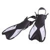 Adjustable Open-Heel Swim Fins Kids Size 24-36 TPR PP POM Short Frog Snorkeling Diving Gear