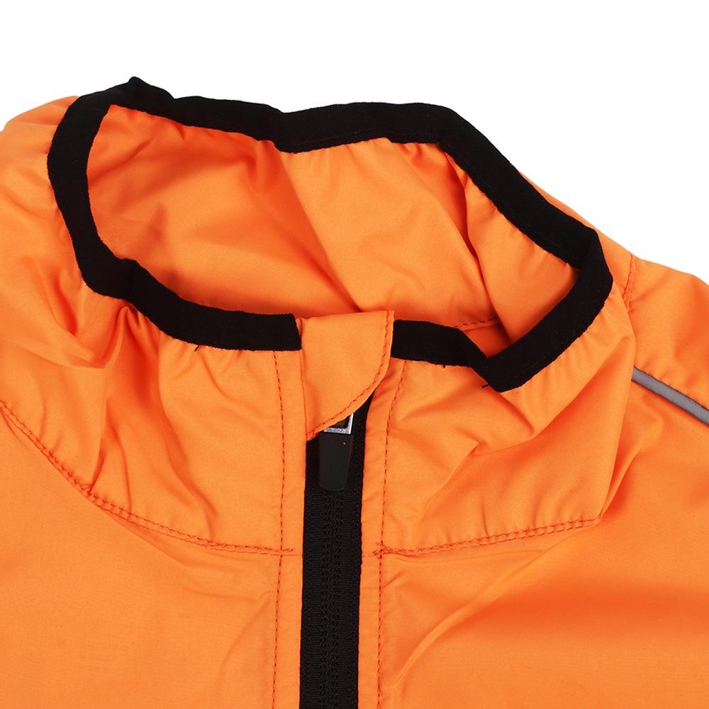 Veste de cyclisme orange coupe-vent pour moto tout-terrain et cyclisme, pour les sorties pêche