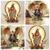 Seria Religioasă Imprimare Color Acrilică Ornament pentru Masă de Birou Cafenea - Ornament Acrilic Plat 2D pentru Desktop, Artă Decorativă de Perete, Decorare Patru Anotimpuri