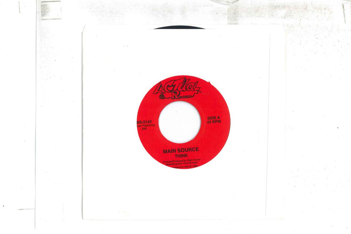 

7inch Record MAIN SOURCE Think Atom MS2143 ACTUAL 2008 US Rap HipHopRB Used