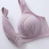 Large-sized Front-buttoned Bras for Women Breathable and Comfortable Underwear Lace-up and Bras Without Underwire