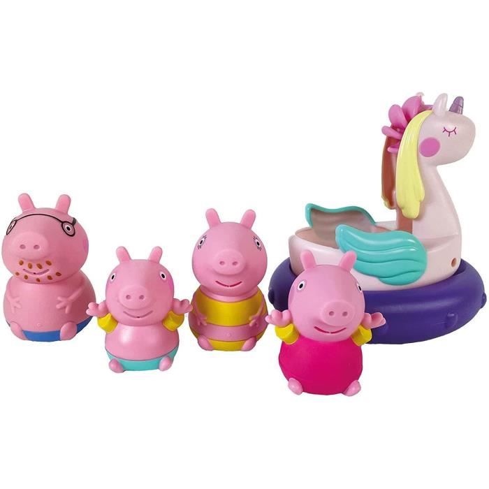 Set da bagno Peppa Pig - Tomy - 5 pezzi - per bambini da 18 mesi in su chiaro