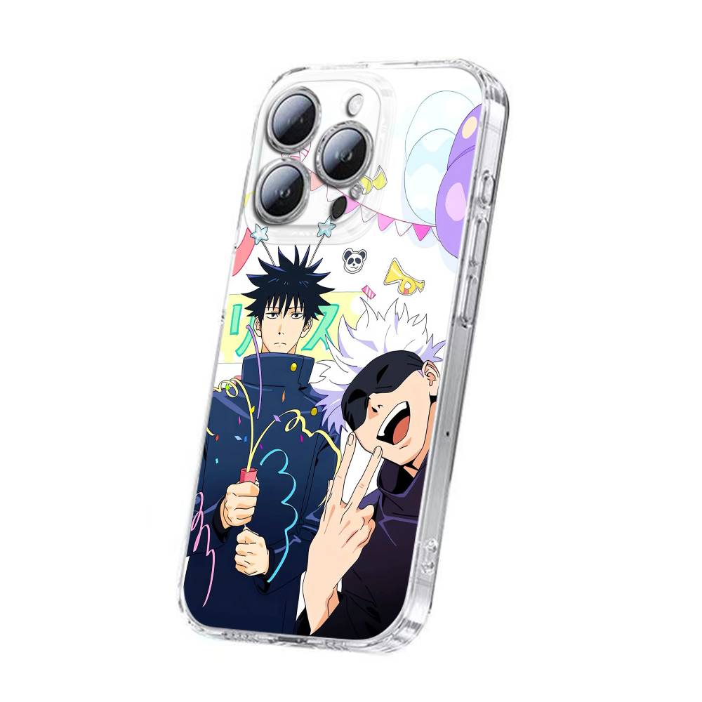 J-Jujutsu K-Kaisen Megumi Fushiguro Phone Case For iPhone 17,16,15,14,13,12,11,Plus,Pro,Max,Plus,E,Air,Mini Transparent