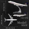 16CM B747 United Flugzeugmodell Airliner Legierung Druckguss Flugzeugmodell Heimdekoration Statische Sammlung und Ausstellung