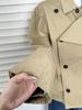 European and American High-End Niche Lapel Trench Coat: Waist-Cinching, Double-Breasted, Loose Fit, Convertible Jacket for Women